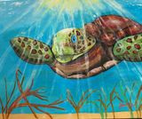 Original painting of turtle
