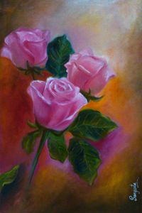 Roses in Oil Color