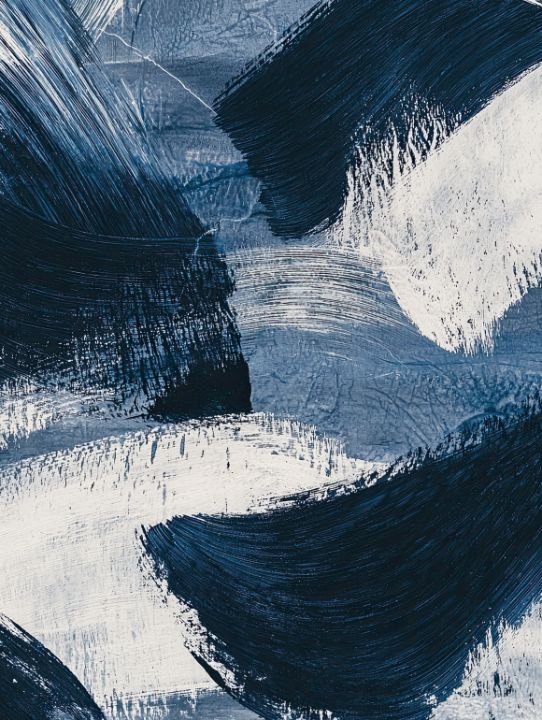 Abstract Brushstroke Modern Art Prin - Vidove - Paintings & Prints ...