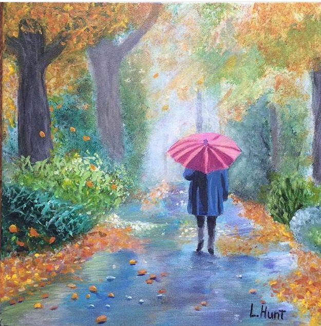 Rainy Day - L. Hunt Paintings