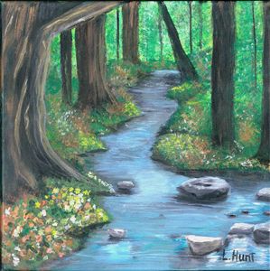 Original Stream Painting