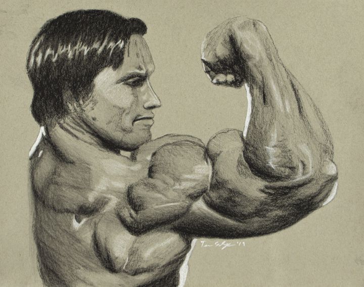 Pump You Up - Tim Shrope Artist - Drawings & Illustration, People ...