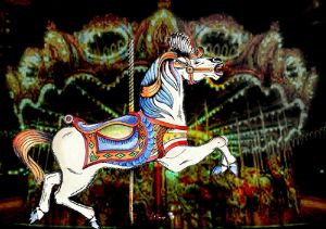 Carousel Horse in action