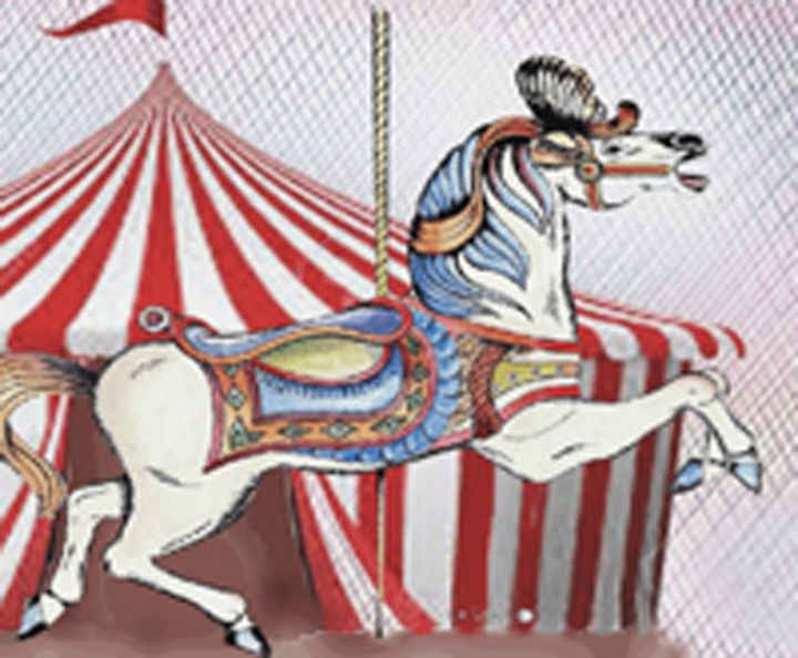 Carousel Horse Majesty - crtowerart