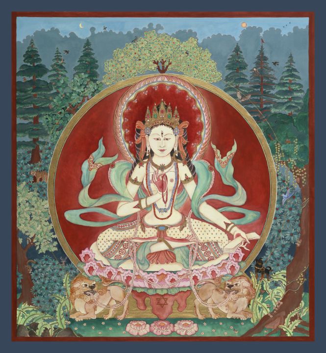 Para, ancient Hindu goddess of life - Laura Santi Sacred Art