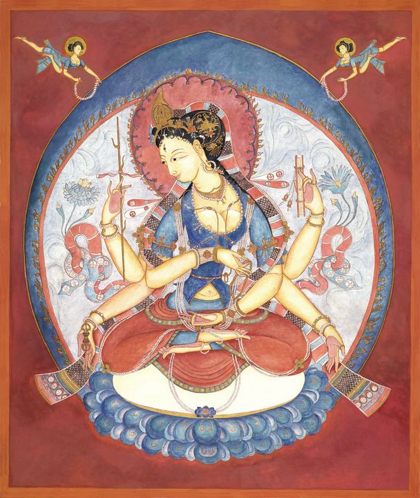 Prajnaparamita, the Wisdom Goddess - Laura Santi Sacred Art