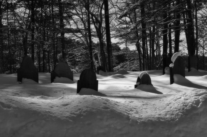 Snowy Graves I - Lachrymose Photography