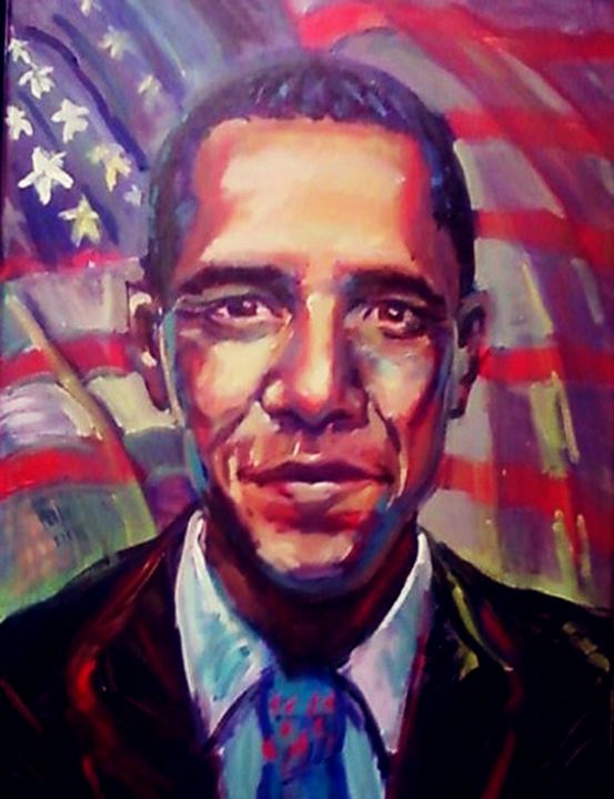 Obama Potrait - Rulerz of the Farland- Jeremy Aviles