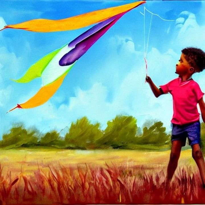 Flight of Hope - The Afro Art Shop - Digital Art, Abstract