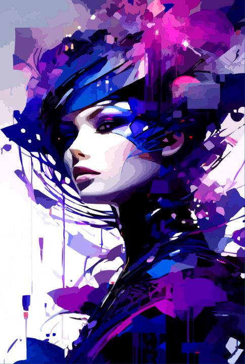 Peaceful Color Riot - VikArtStudio - Digital Art & AI, People & Figures ...