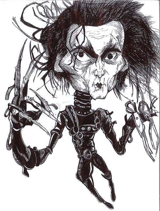 FilmFreeway - The idea for Edward Scissorhands was inspired by a drawing  Tim Burton had done when he was a teenager. The drawing depicted a thin,  solemn man with long, sharp blades