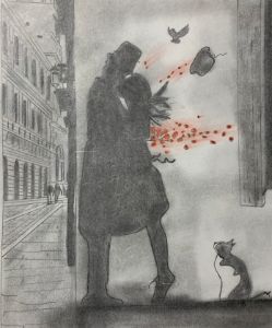 Sugar and Spice - Old Fashioned Valentine Card Art - Digital Art