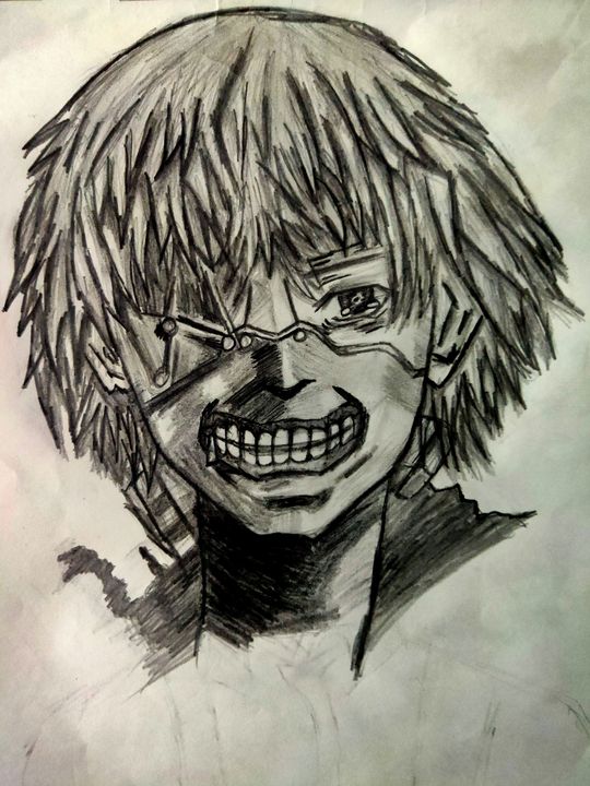 Tokyo ghoul (ken kaneki) - Insane artist - Paintings & Prints, People ...