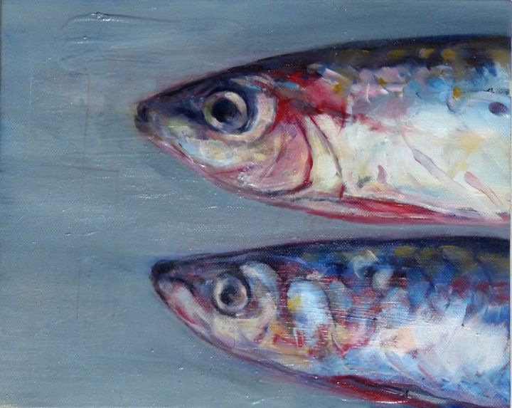 Sardines Ashcroft fine art Paintings Prints Animals Birds