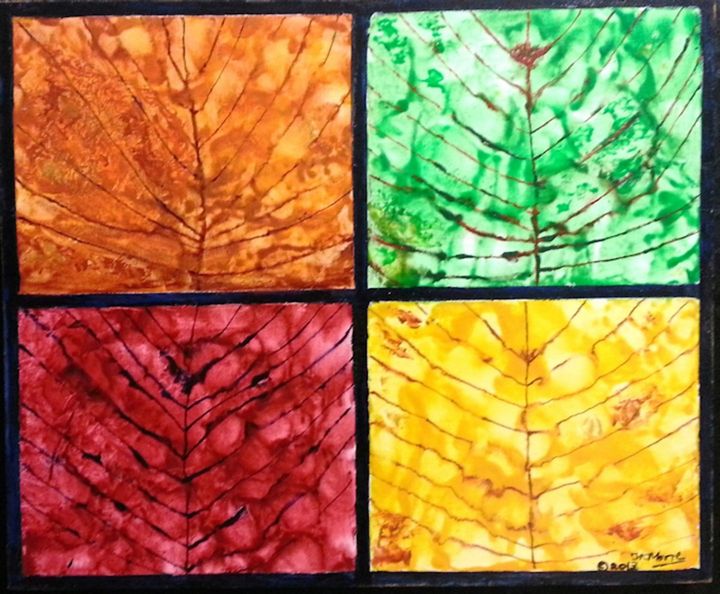 CHANGES IN FOUR - Worx Of Wax -Encaustic Art