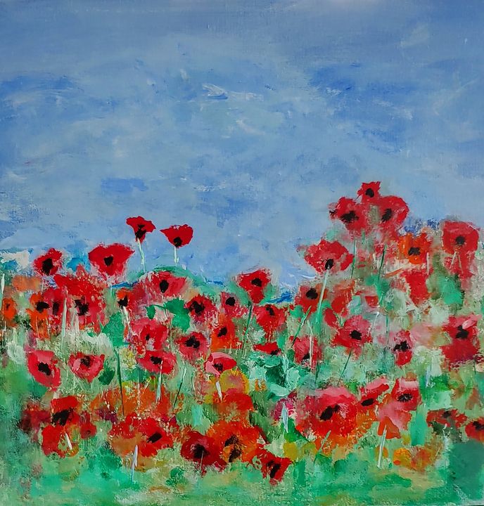 "Uncommon Poppy" - Rose Cofield Art