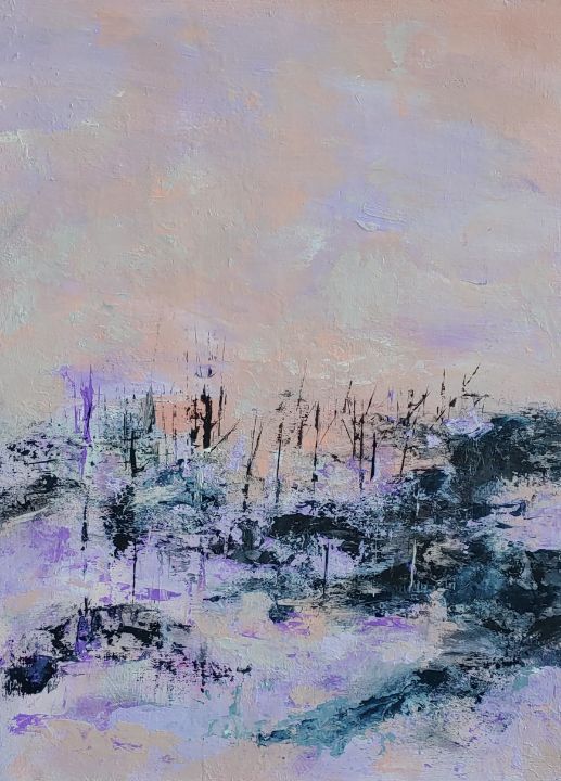 Purple Fog - Rose Cofield Art