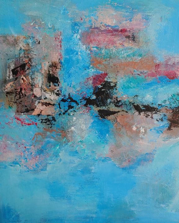 Above and Beyond - Rose Cofield Art - Paintings & Prints, Abstract ...