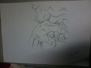 A strong emotions displayed