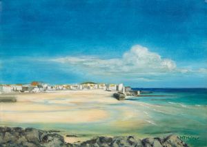 Low tide St Ives - Maria Teresa Molner Art