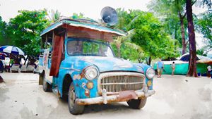A Classic Old Truck, Phuket