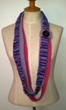Lavender and Pink Infinity Scarf