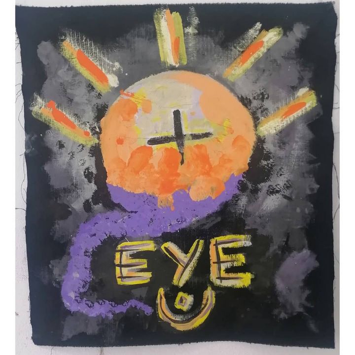 EYEن - Barnoussi med - Paintings & Prints, Abstract, Figurative - ArtPal