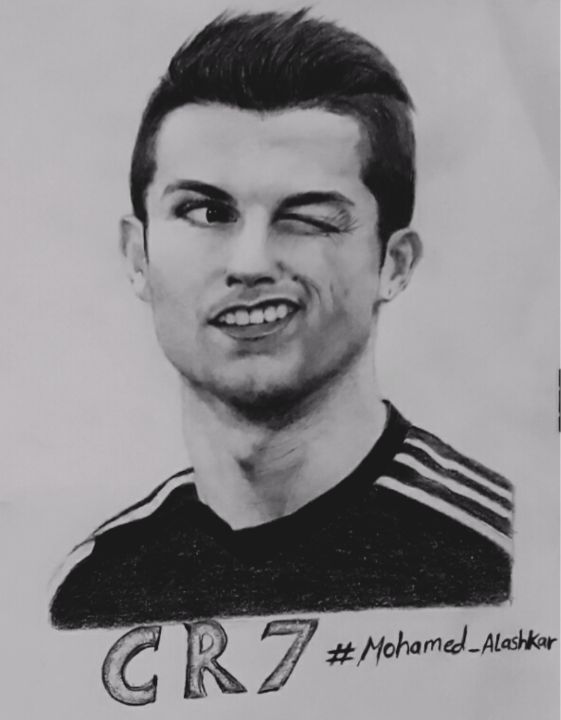 How To Draw Cristiano Ronaldo, Step by Step, Drawing Guide, by Dawn -  DragoArt