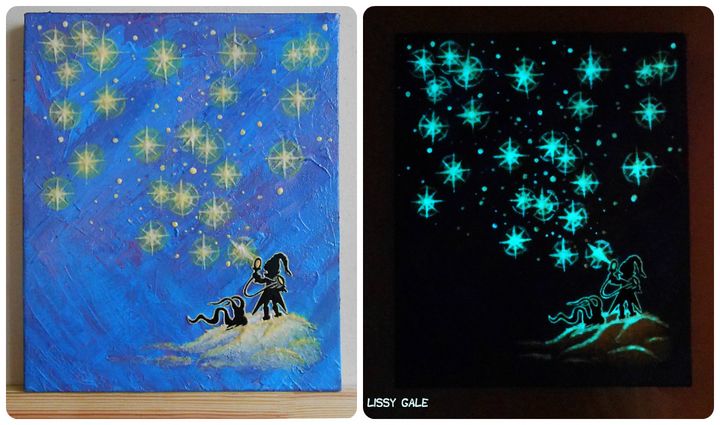 Star Elf, Glow in the dark - LissyGaleArt
