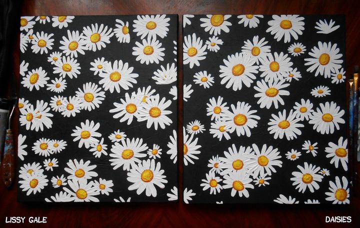 Wild Daisies Set, Free Gift;) - LissyGaleArt
