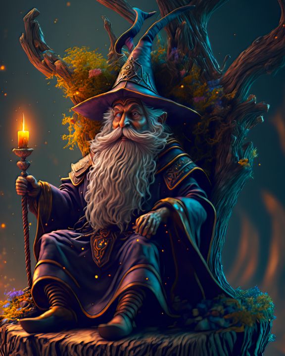 Fairy Tale Wizard - Dynamix Design Shop - Digital Art, Fantasy ...