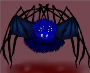 Blue Flying Demon Spider