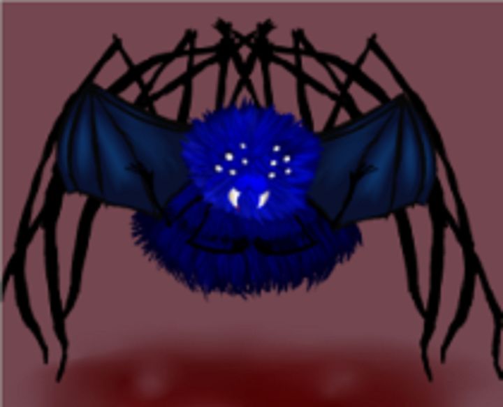 Blue Flying Demon Spider - Life Overlord