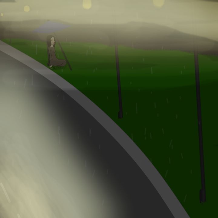 rainy night street - Life Overlord
