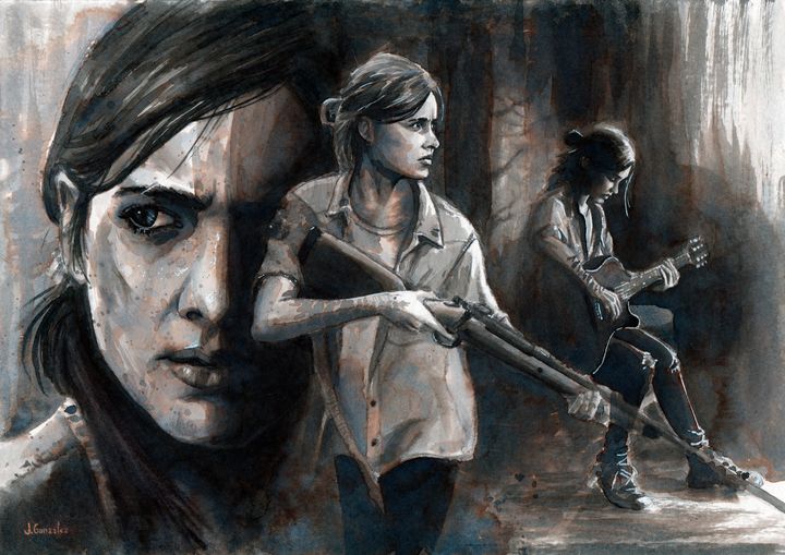 Drawing Ellie - The Last of Us 2