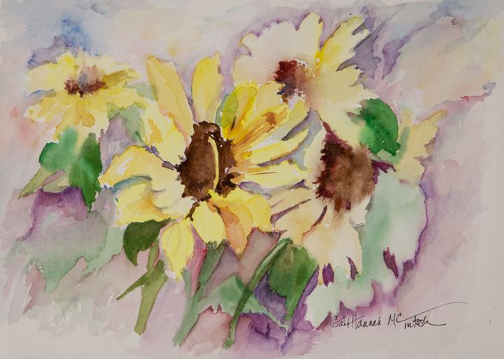 Sunflower Laughs - Gail H. McIntosh