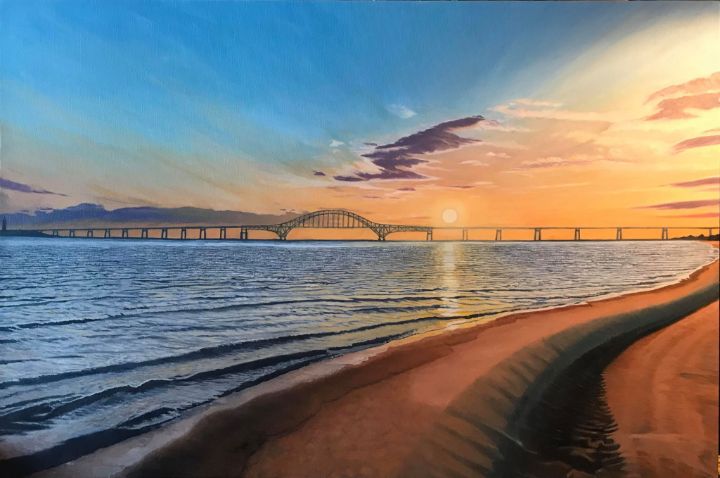 Robert Moses Causeway bridge - Barbara Clements Fine Art