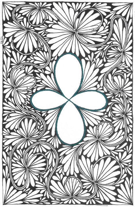 Doodle infini - Art Adult Coloring Pages