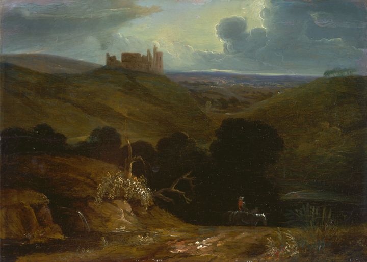 John Martin~Landscape with a Castle - Artmaster