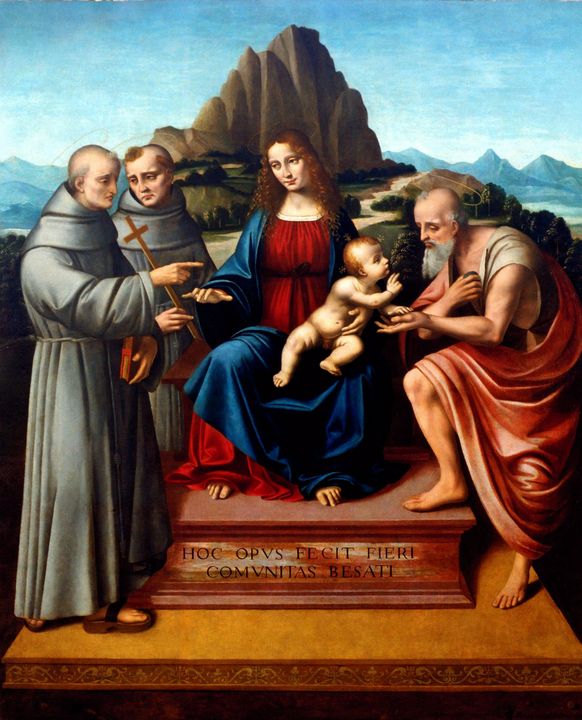 Marco d'Oggiono~Madonna with Child, - Artmaster