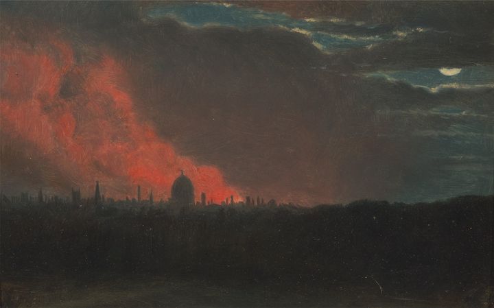 John Constable ~ Fire in London, See - Artmaster