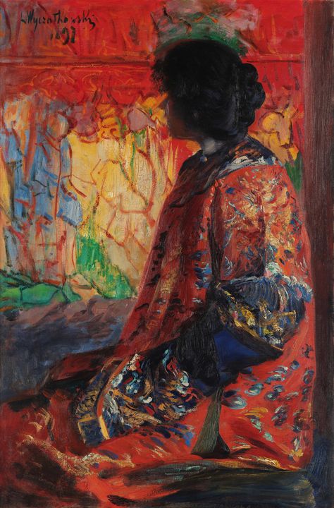 Leon Wyczółkowski~Japanese Woman - Artmaster - Paintings & Prints