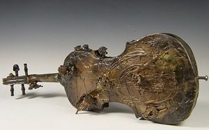 Custom Bronze Violin