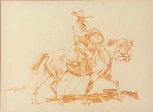 Mexican on a Horse by Ned Jacobs - Mom’s Collection