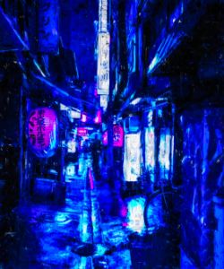 Cyberpunk Tokyo Shinjuku At Night