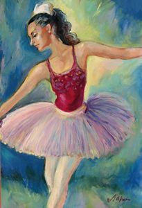 Ballerina on scene - Luda Angel