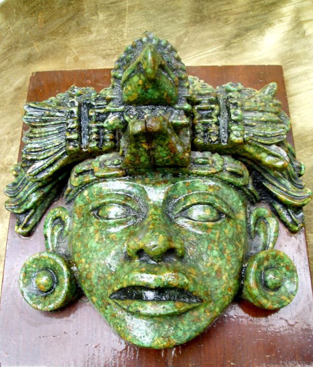 Aztec Faces Art