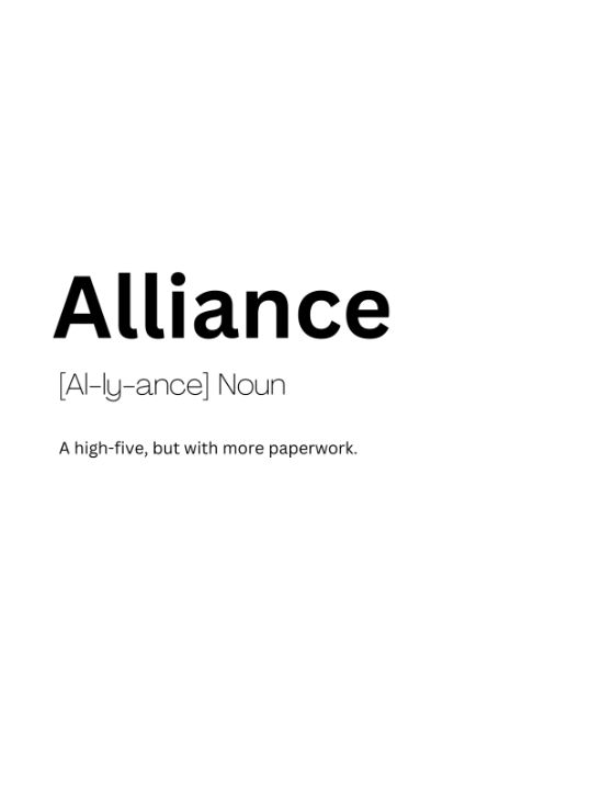 Alliance Dictionary Definition - Kaigozen2 - Digital Art & AI, Humor ...