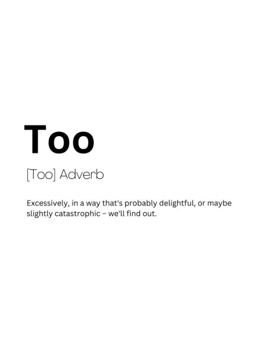 Too Def Too Dictionary Definition - Kaigozen2 - Digital Art & AI, Humor ...