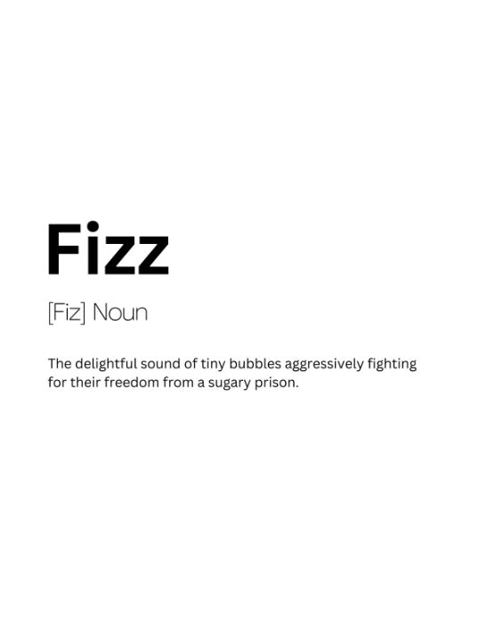 Fizz Dictionary Definition - Kaigozen2 - Digital Art & AI, Humor ...
